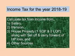 Income Tax Calculator For Fy 2018 19 Ay 2019 20 Excel