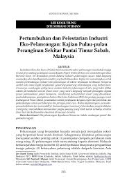 Usaha dan langkah meningkatkan sektor pelancongan di malaysia. Https Journals Mindamas Com Index Php Sosiohumanika Article Download 417 415
