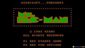 ms pac man gameplay pc game 1983