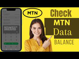 how to check mtn data balance check