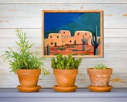 Southwestern Wall Art Desert Adobe