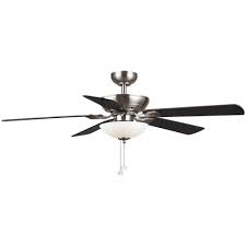Hampton Bay Connor 52 In Integrated Led Brushed Nickel Ceiling Fan With Light Kit