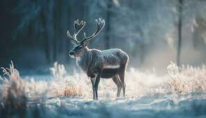deer winter stock photos images and