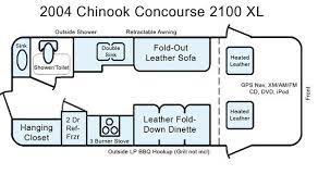 Chinook Rv Floor Plans Small Motorhomes