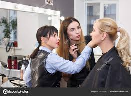 makeup tutorial stock photos royalty