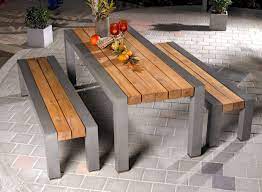 Concrete outdoor furniture concrete stool concrete dining table concrete crafts patio furniture sets furniture ideas urban. Garden Furniture Stayconcrete