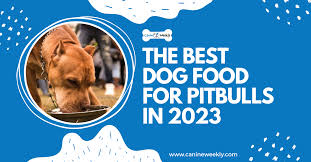 the best dog food for pitbulls in 2023