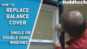 Custom window well covers to fit any window well perfectly no matter the shape, size, or window well type. Replacing A Balance Cover On A Single Or Double Hung Windows Youtube