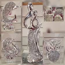 Enjoy free shipping on most stuff, even big stuff. Silver Chrome Diamante Sparkle Decorative Home Decor Ornaments Sculptures Ebay