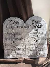 10 Commandments Wall Art Religion