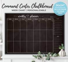 Command Center Chalkboard Weekly