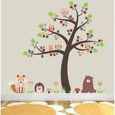 Woodland Animal Nursery Wall Stickers