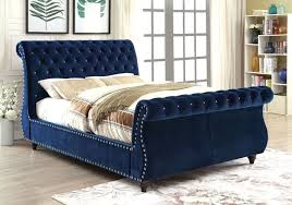 furniture upholstered sleigh bed