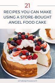 Store Bought Angel Food Cake Recipes gambar png