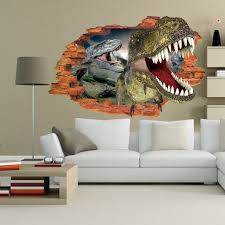 50x70cm Bedroom Dinosaurs Wall Sticker