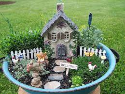 100 3279 Fairy Garden Pots Fairy