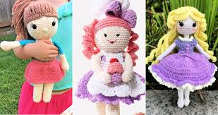 Find free crochet patterns by amy solovay including patterns for blankets, scarves, crocheted flowers, granny squares and more. 25 Free Crochet Doll Patterns Free Amigurumi Doll Patterns