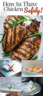 Although it is better to thaw meat like this in cold water. How To Thaw Chicken Safely Healthy Seasonal Recipes