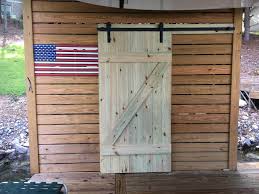 how to build an exterior barn door