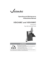 Ve424mc And Ve436mc Manualzz Com