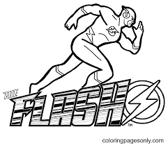 67 free printable the flash coloring pages