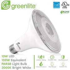 Shop Greenlite Par38 Led Motion Sensor Flood Light Bulb 100w Bright White 3000k 1050lm Wet Rated E26 Medium Base 4 Pack Overstock 32019604