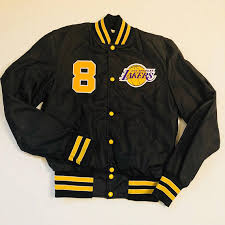 As everyone look to style in a riveting fashion that makes their persona to stand out and give them appealing look from rest of the others. Los Angeles Lakers 8 Retro Yellow And Black Satin Bomber Varsity Jacket Men S Sizes Small 2xl Joeybraxton