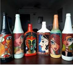 Glass Bottle Painting Services