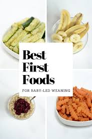 best first foods for baby led weaning