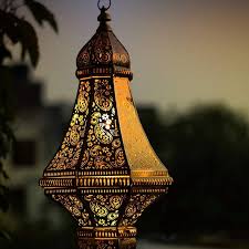 Moroccan Lamp Lantern Flower Design