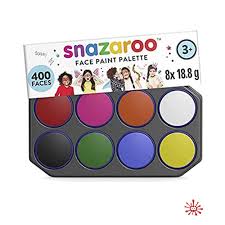 snazaroo 8x18g clic colours palette