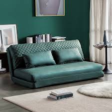 53 5 Armless Sleeper Sofa Leath Aire