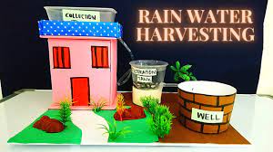 rain water harvesting working model