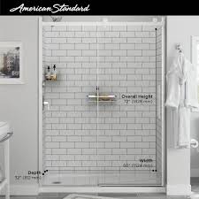 If you live or have ever lived in a large city, chances are you have taken a subway or el train to your daily destination. American Standard Passage 32 In X 60 In X 72 In 4 Piece Glue Up Alcove Shower Wall In White Subway Tile P2969swt 375 The Home Depot