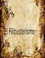 el filibusterismo history and
