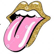 gold glitter smile mouth lips svg svged