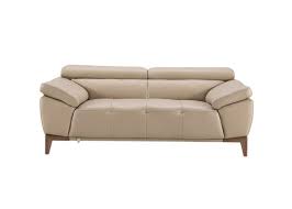 Modern Italian Leather Sofa Caravana