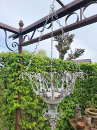 Wrought Iron Flower Basket Hanging