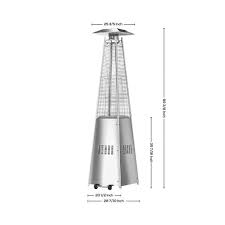 46000 Btu Pyramid Propane Patio Heater