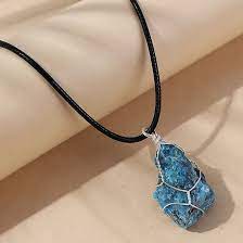 whole fashion jewelry creative natural stone necklace nihaojewelry
