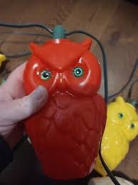 Vintage Owl Blow Mold Patio Party