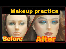 how to do makeup practice without any