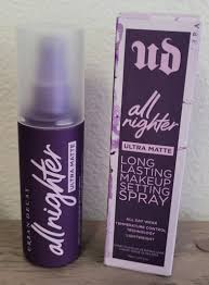 urban decay makeup fixer all nighter at