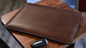 nomad s luxe leather sleeve for macbook