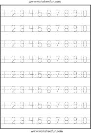 Numbers Handwriting Worksheets Number Tracing Worksheets 1