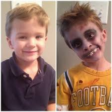 easy kids halloween makeup ideas zombie