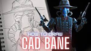 How to Draw CAD BANE: Art Tutorial - YouTube