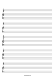 free blank sheet flutetunes com