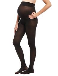 Opaque Maternity Tights With Lycra Spandex