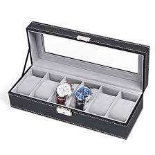 getuscart nex 6 slot leather watch box